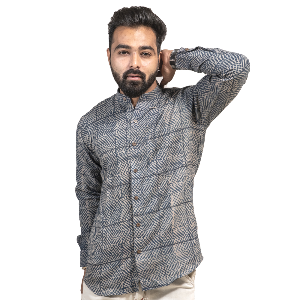 Kala Cotton Ajrakh Shirt – Pabiben