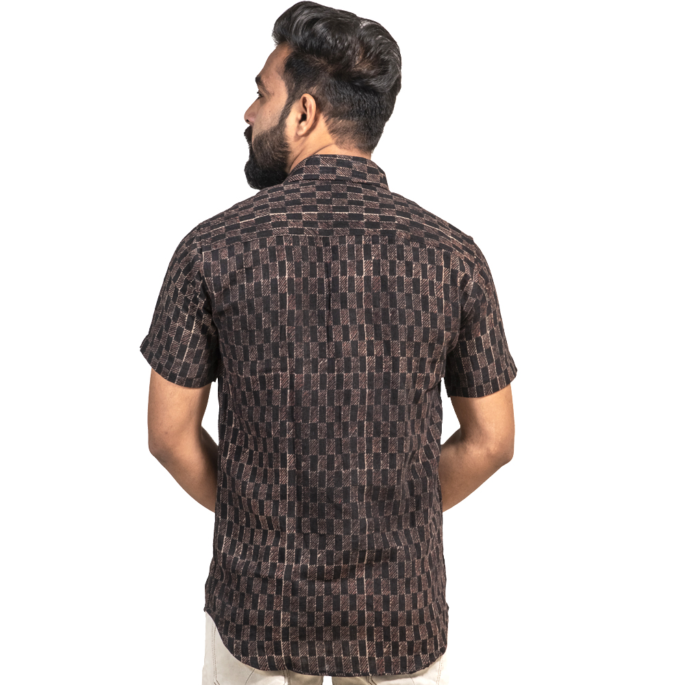 Kala Cotton Ajrakh Shirt - Image 4
