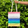 Upcycled Plastic Handwoven Tote Bag