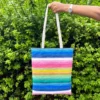 Upcycled Plastic Handwoven Tote Bag