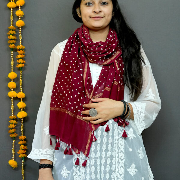 Bandhani Stole