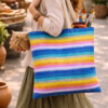 Plastic recycle bags, shoulder bags