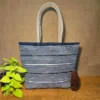 Upcycled plastic weaving bag