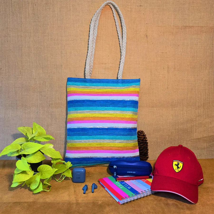Plastic recycle bags, shoulder bags