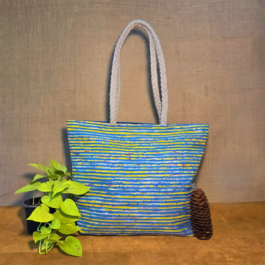 Plastic recycle bags, shoulder bags