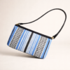 Up-cycled plastic weaving shoulder bag