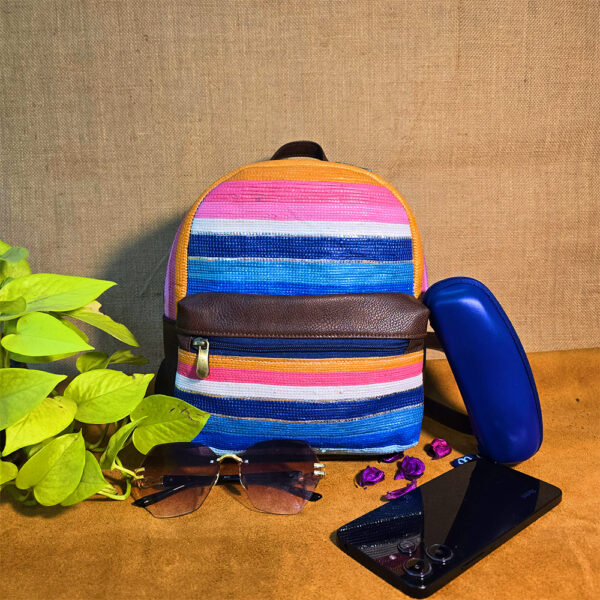 Handcrafted Upcycled Raji Bag – Vibrant and Functional