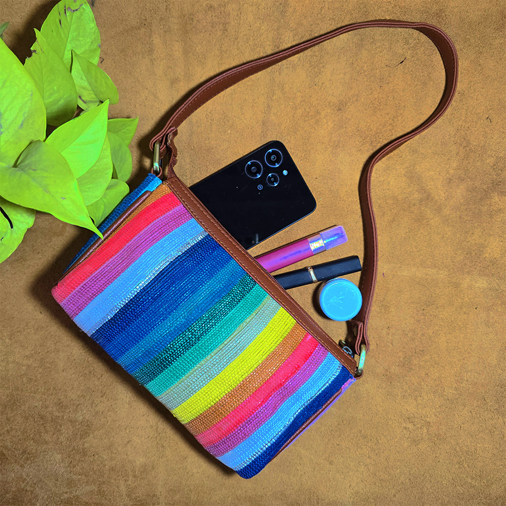 Eco-Friendly Raji Baguette Bag – Made from Recycled Plastic - Image 3