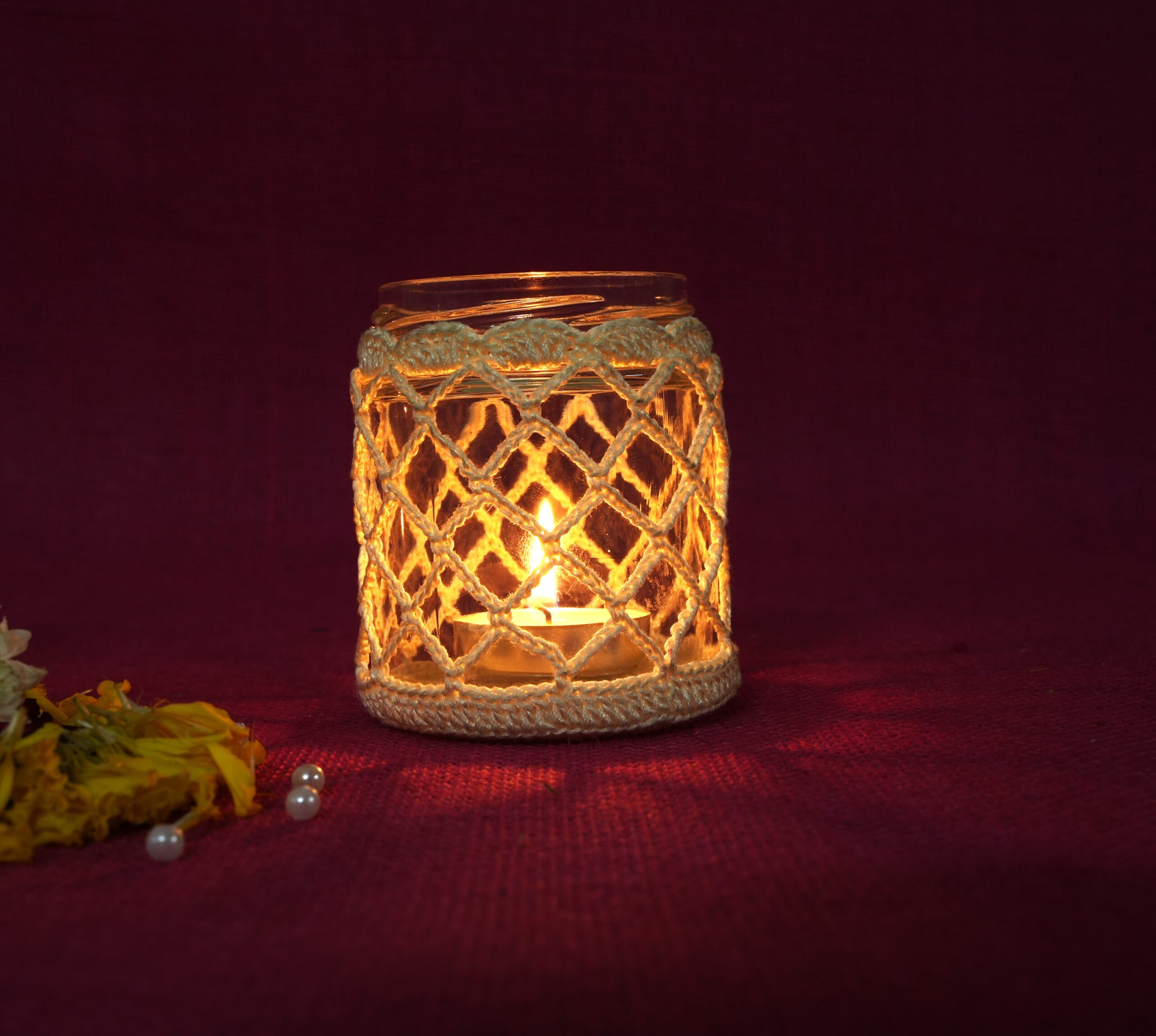 Crochet Candle Jar - Image 2