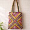 Hari Jari Art Pabi Rectangular Tote Bag