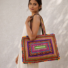 Hari Jari Art Rectangular Medium Pabi Bag