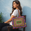 Hari Jari Art Rectangular Large Pabi Bag