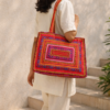 Hari Jari Art Rectangular Medium Pabi Bag
