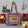 Hari Jari Art Rectangular Large Pabi Bag