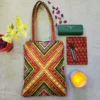 Hari Jari Art Pabi Rectangular Tote Bag