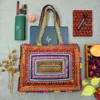 Hari Jari Art Rectangular Large Pabi Bag