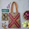 Hari Jari Art Pabi Rectangular Tote Bag