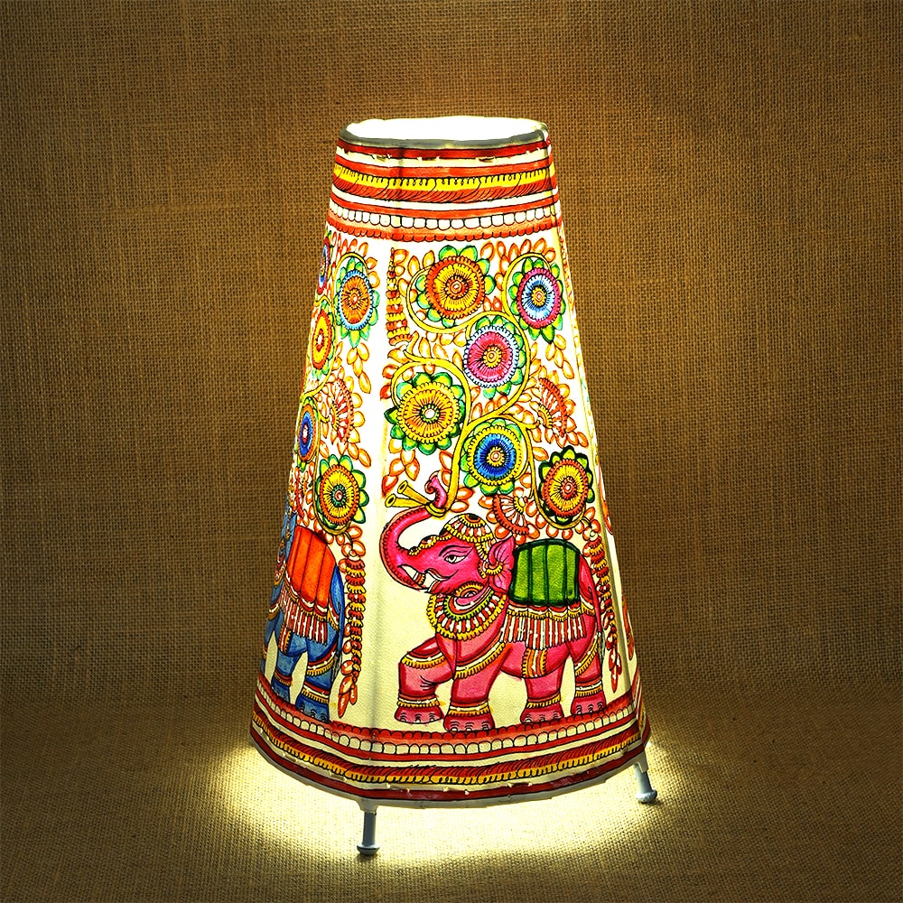 Elephant Leather Lamp