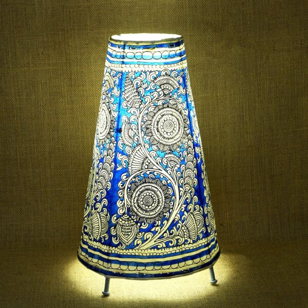 Floral Leather Lamp