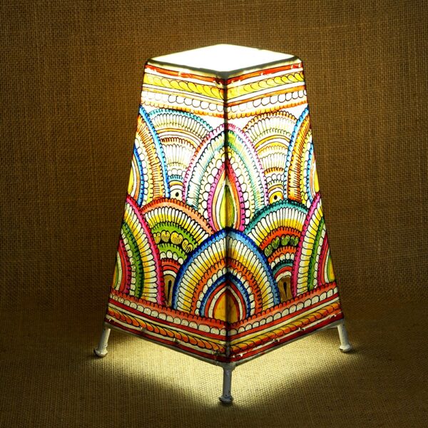 Floral Leather Lamp
