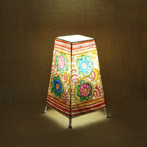 Floral Leather Lamp
