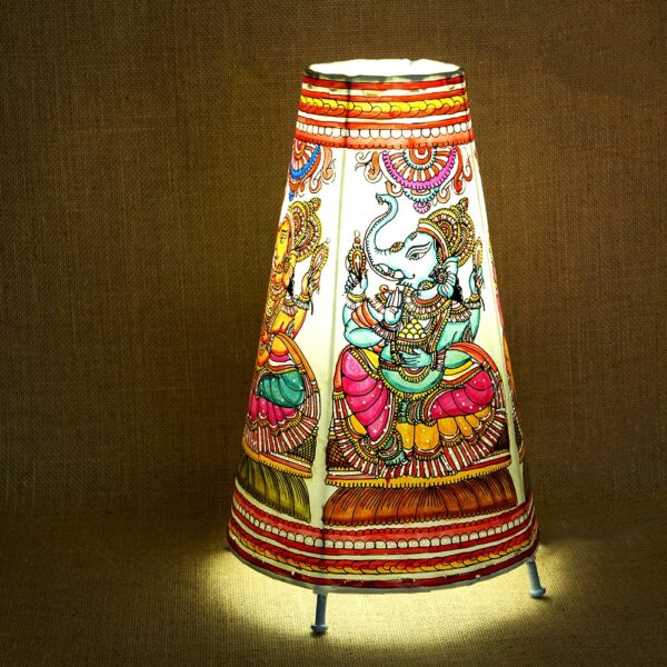 Ganesha Leather Lamp