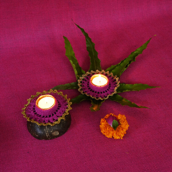 Crochet Tealight Holder