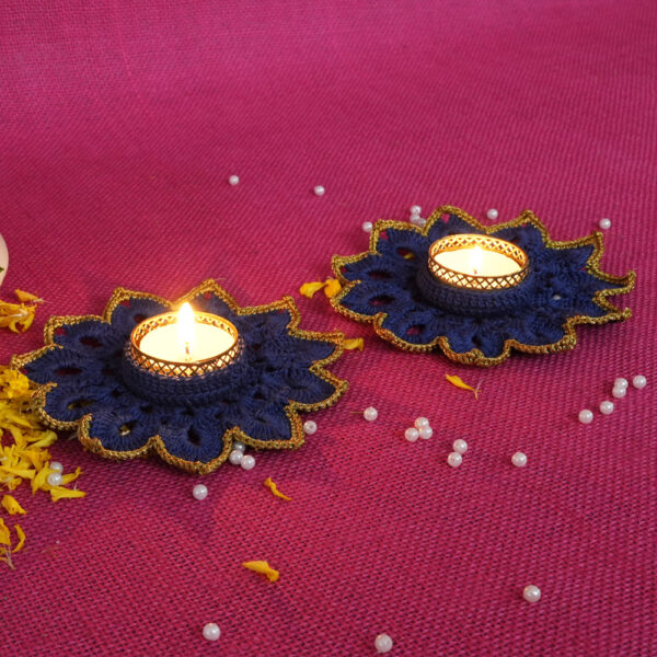 Crochet Tealight Holder