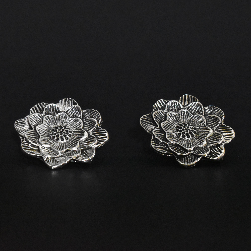Oxidised German Silver Earrings
