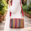 Hari Jari Art Pabi Rectangular Sling Bag