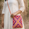 Hari Jari Art Pabi Rectangular Sling Bag