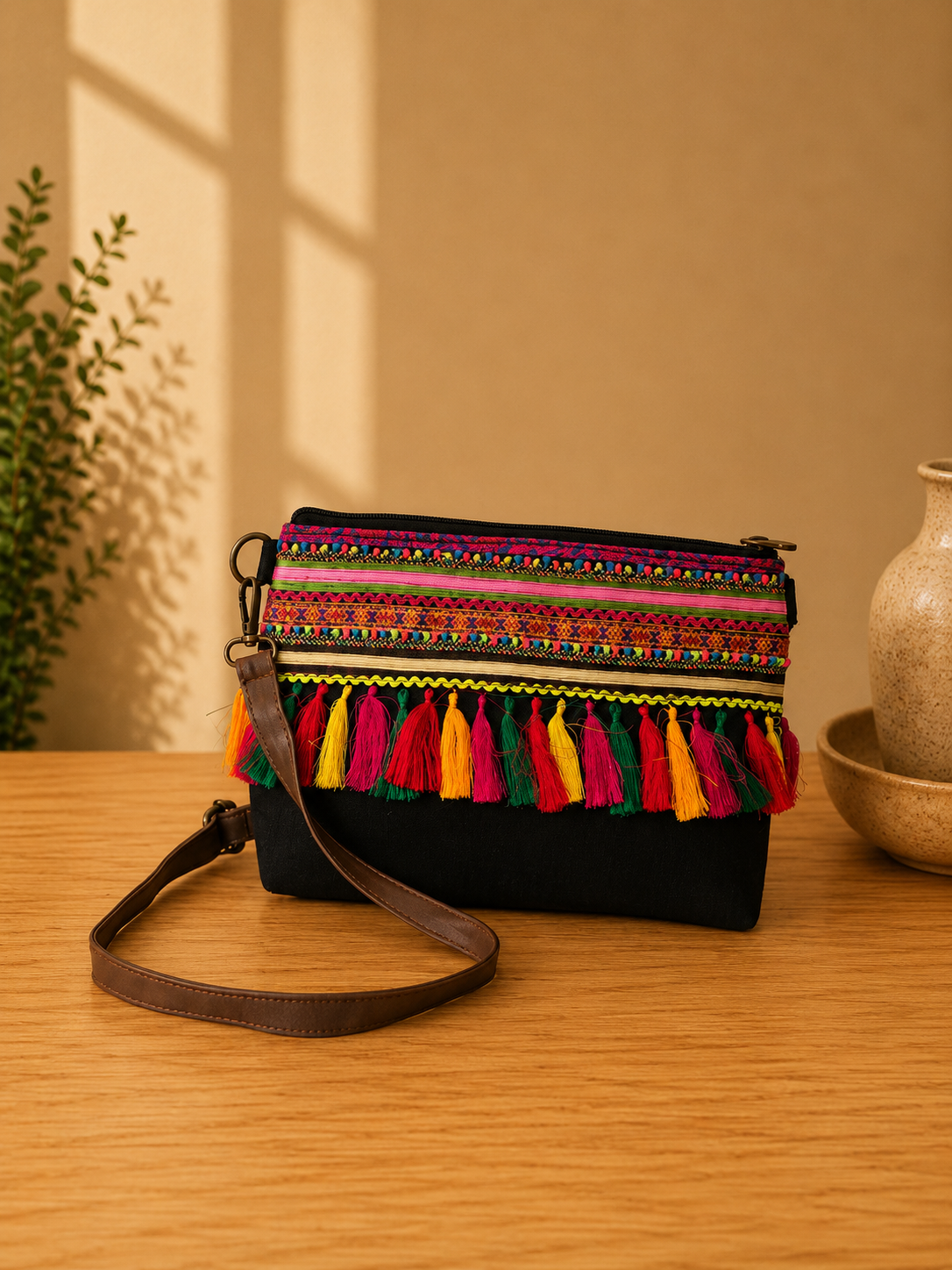 Hand Crafted Sling Bag