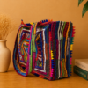 rabari embroidery artwork shoulder bag
