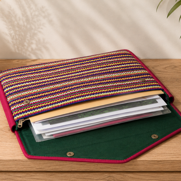 laptop and file cover